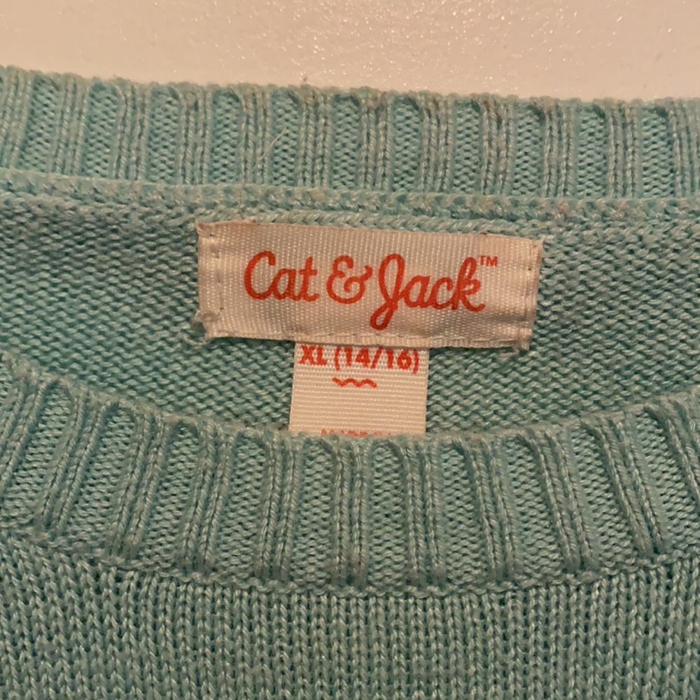 Cat & Jack  Sequence Bear Sweater - Picture 2 of 3